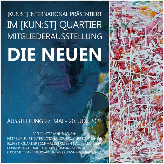 Upcoming! The first physical exhibition possible again after a long time! I'm participating as a member of KUN:ST International with my work A DIFFERENT KIND OF SPRING. To visit the exhibition in Leonberg please book a time slot under www.kun-st-international.de